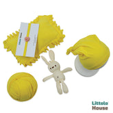Baby Stretch Fabric Set of 5 SR084 | NB | Yellow